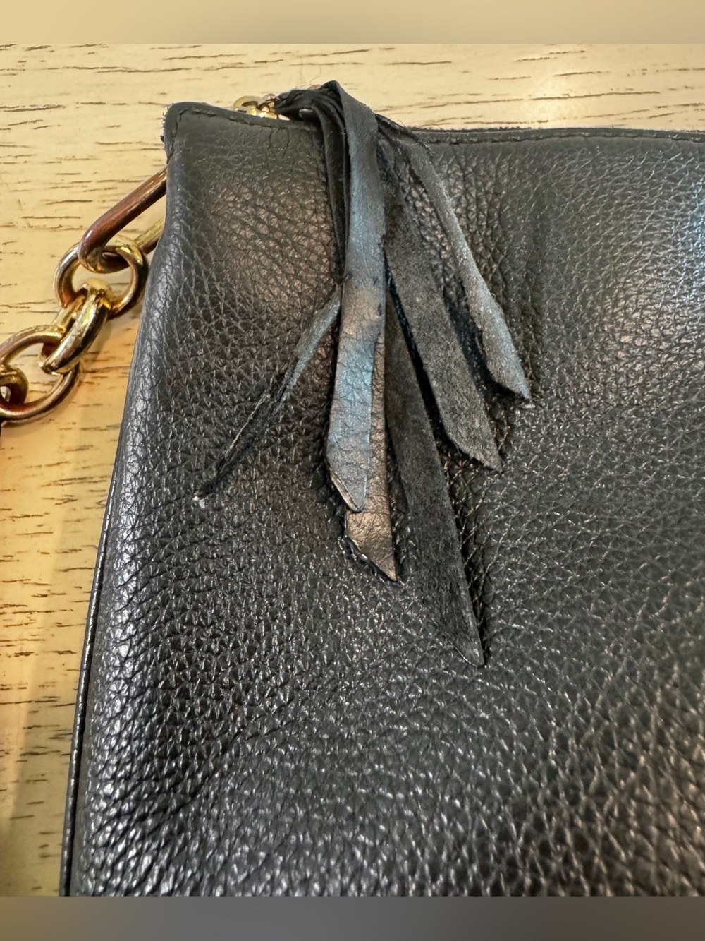 Kate Spade New York Black Pebbled Leather Crossbody Bag Adjustable Strap - Picture 16 of 16